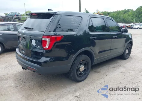 2017 Ford Police Interceptor z USA, uszkodzony, nr VIN 1FM5K8AR8HGA37503